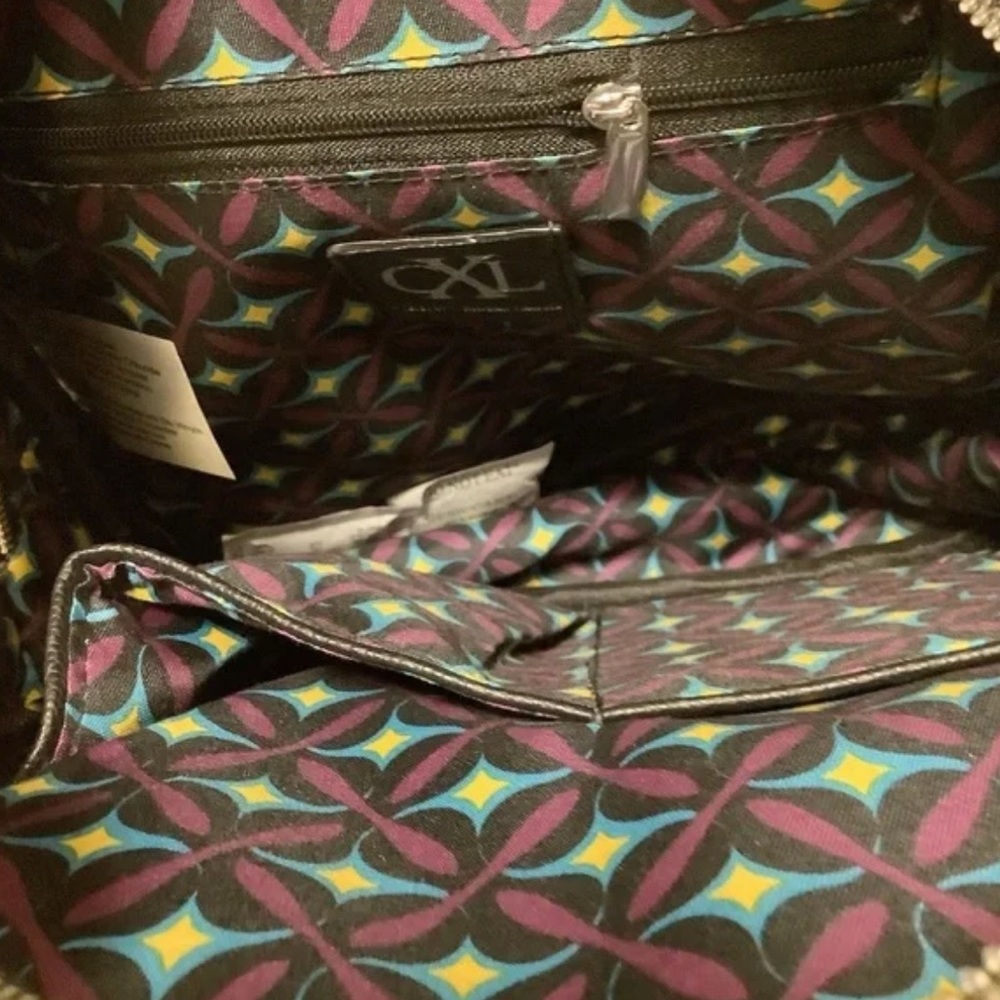 CXL Patterned Interior Backpack Black Pine Caviar… - image 3